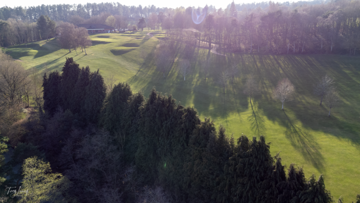 Ariel view of Blakedown golf club