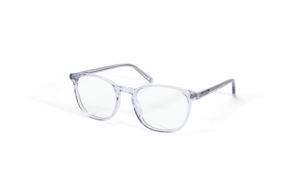 Pair of glasses three quarter facing