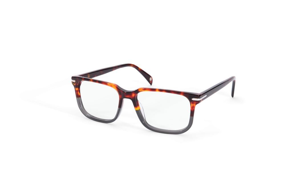 Pair of glasses three quarter facing